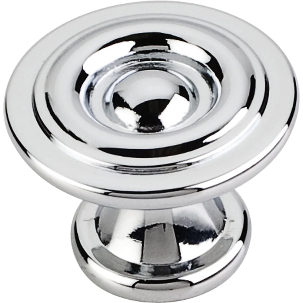 Syracuse Knob, 1-3/16" O.L., Polished Chrome - Image 1