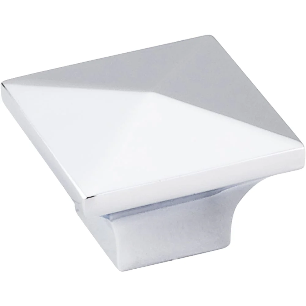 Cairo Knob, 1-1/4" O.L., Polished Chrome - Image 1