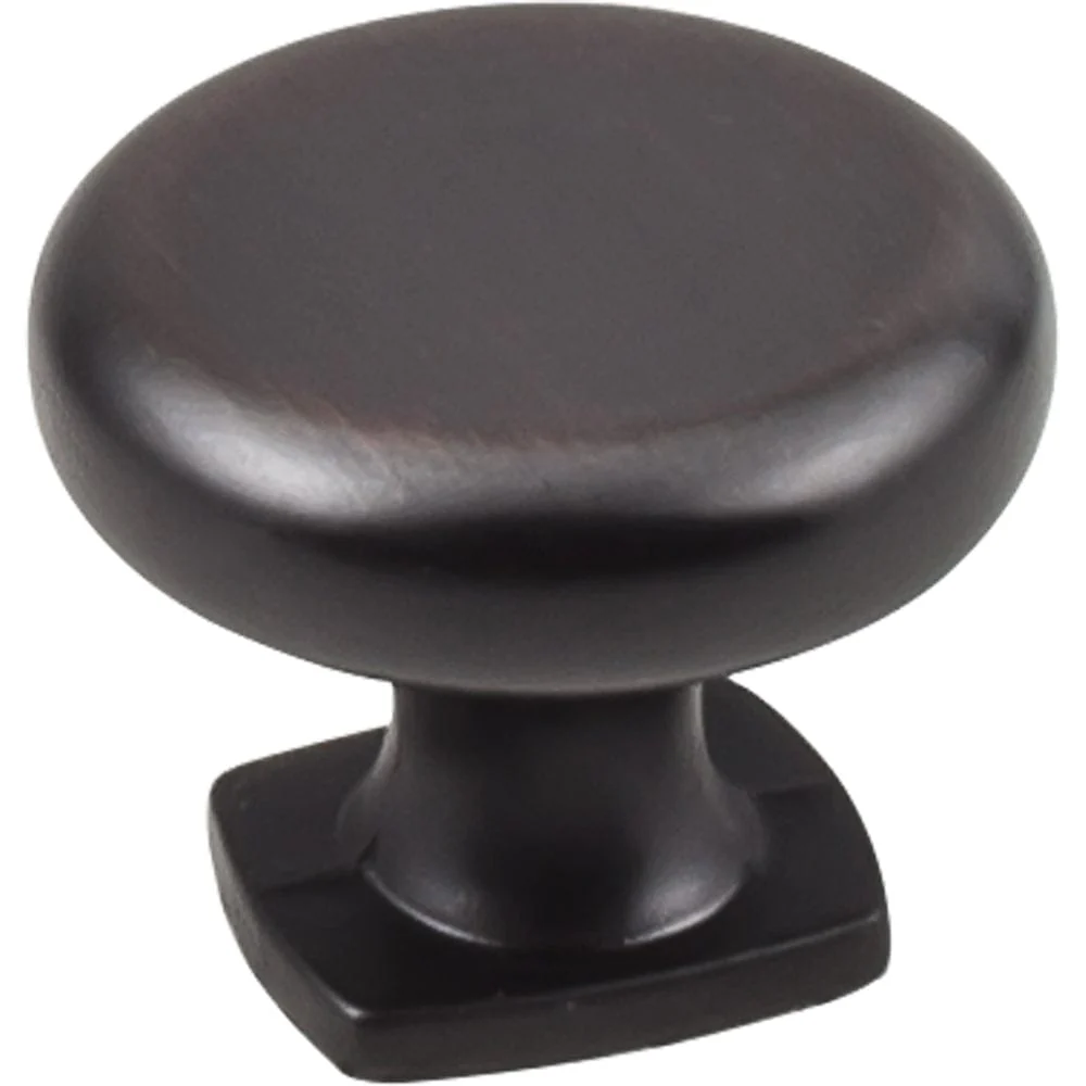 Belcastel 1 Knob, 1-3/8" Dia.,  Brushed Oil Rubbed Bronze - Image 1
