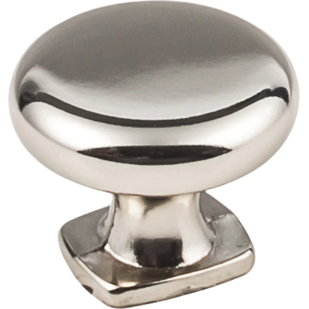 Belcastel 1 Knob, 1-3/8" Dia.,  Polished Nickel - Image 1