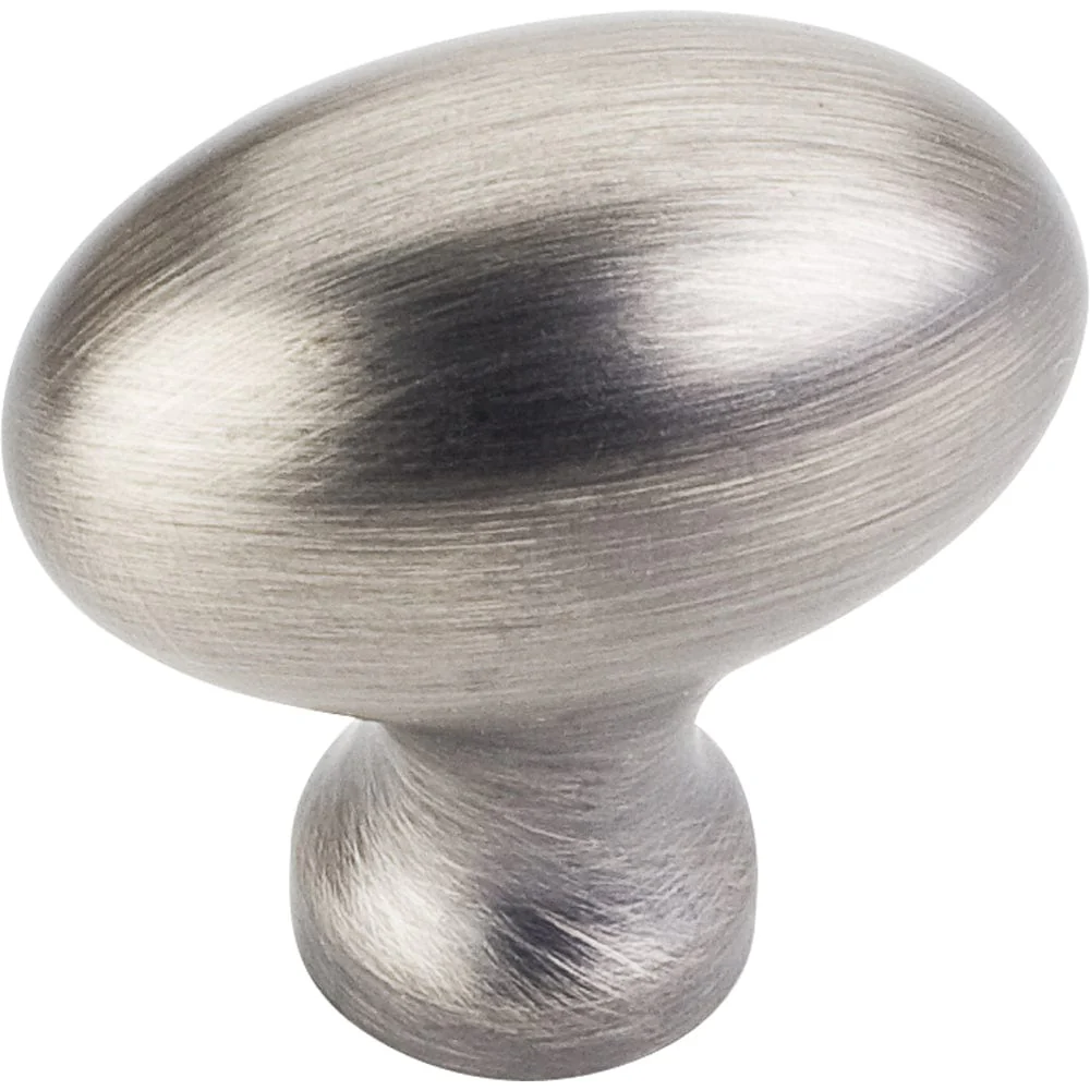 Lyon Knob, 1-9/16" O.L., Brushed Pewter - Image 1