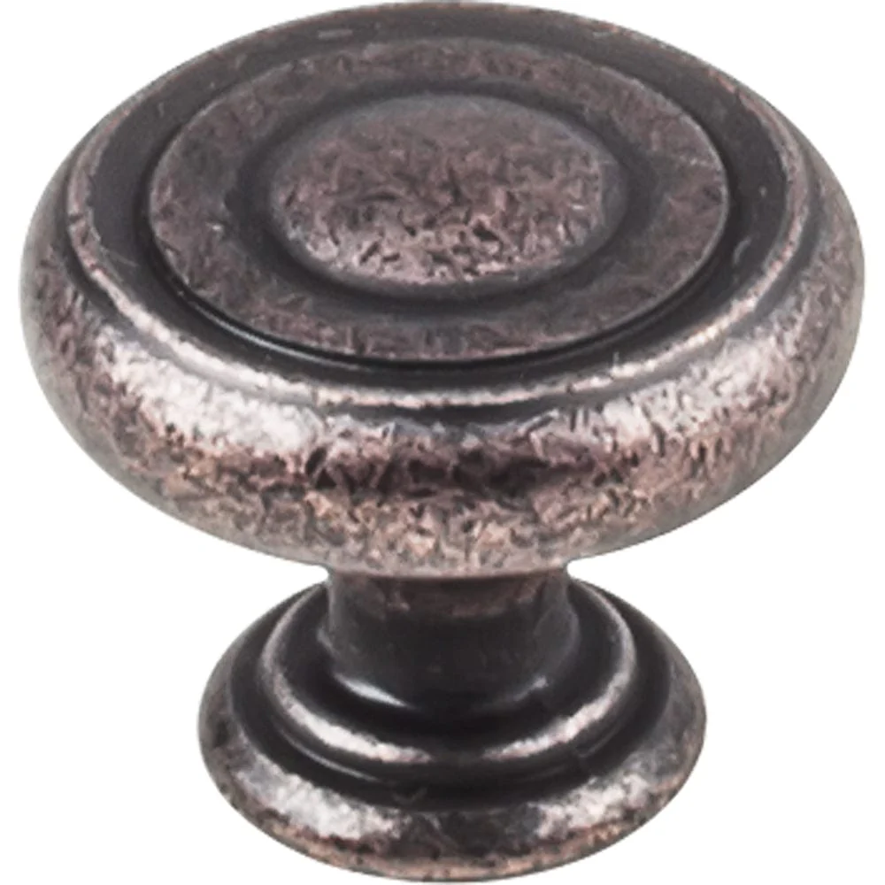 Bremen 1 Knob, 1-1/4" Dia.,  Distressed Oil Rubbed Bronze - Image 1