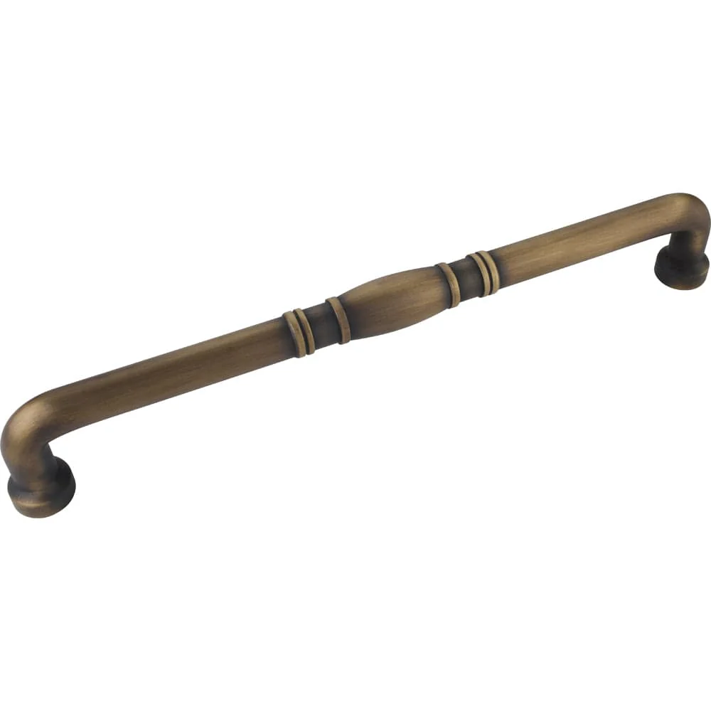 Durham Appliance Handle, 12" C/C, Antique Brushed Satin Brass - Image 1