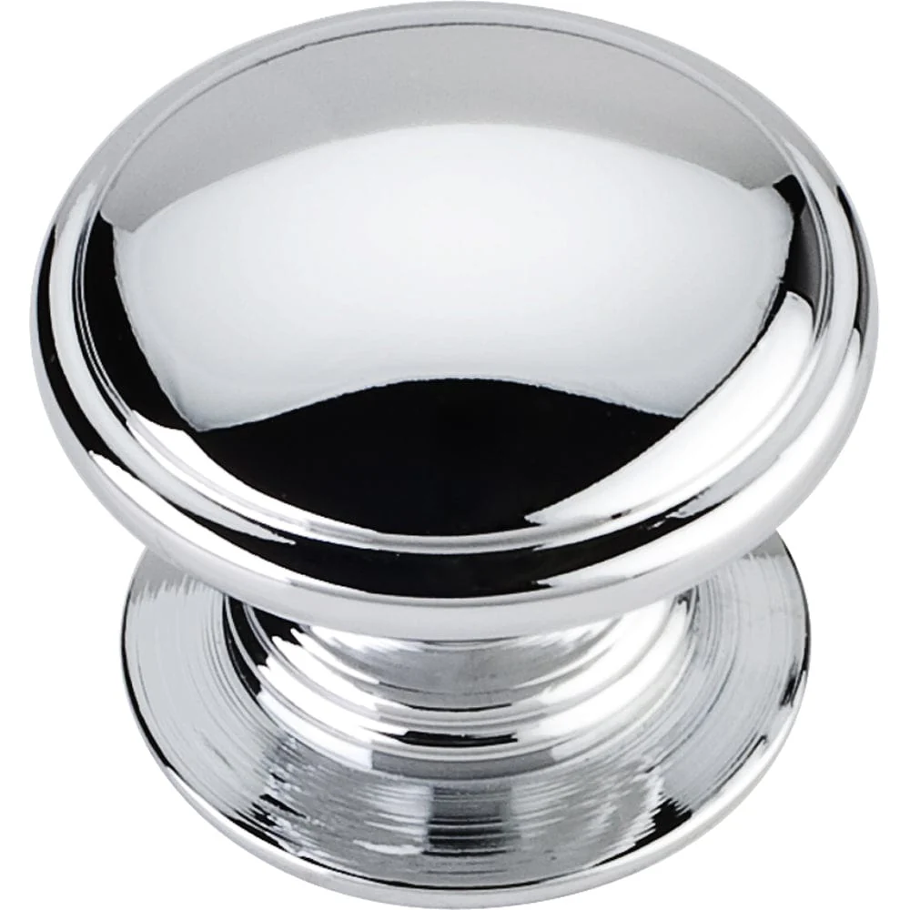 Durham Knob, 1-1/4" Dia.,  Polished Chrome - Image 1