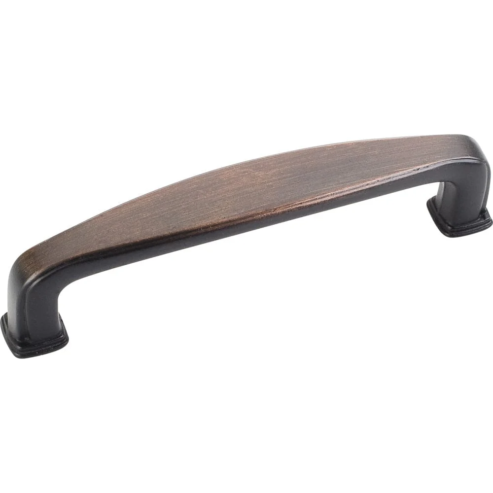 Milan 1 Plain Square Pull, 96 mm C/C, Brushed Oil Rubbed Bronze - Image 1