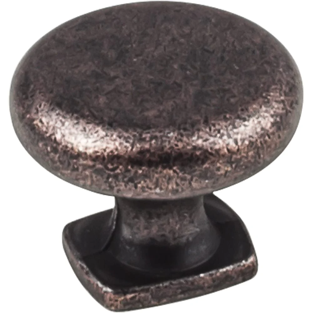 Belcastel 1 Knob, 1-3/8" Dia.,  Distressed Oil Rubbed Bronze - Image 2