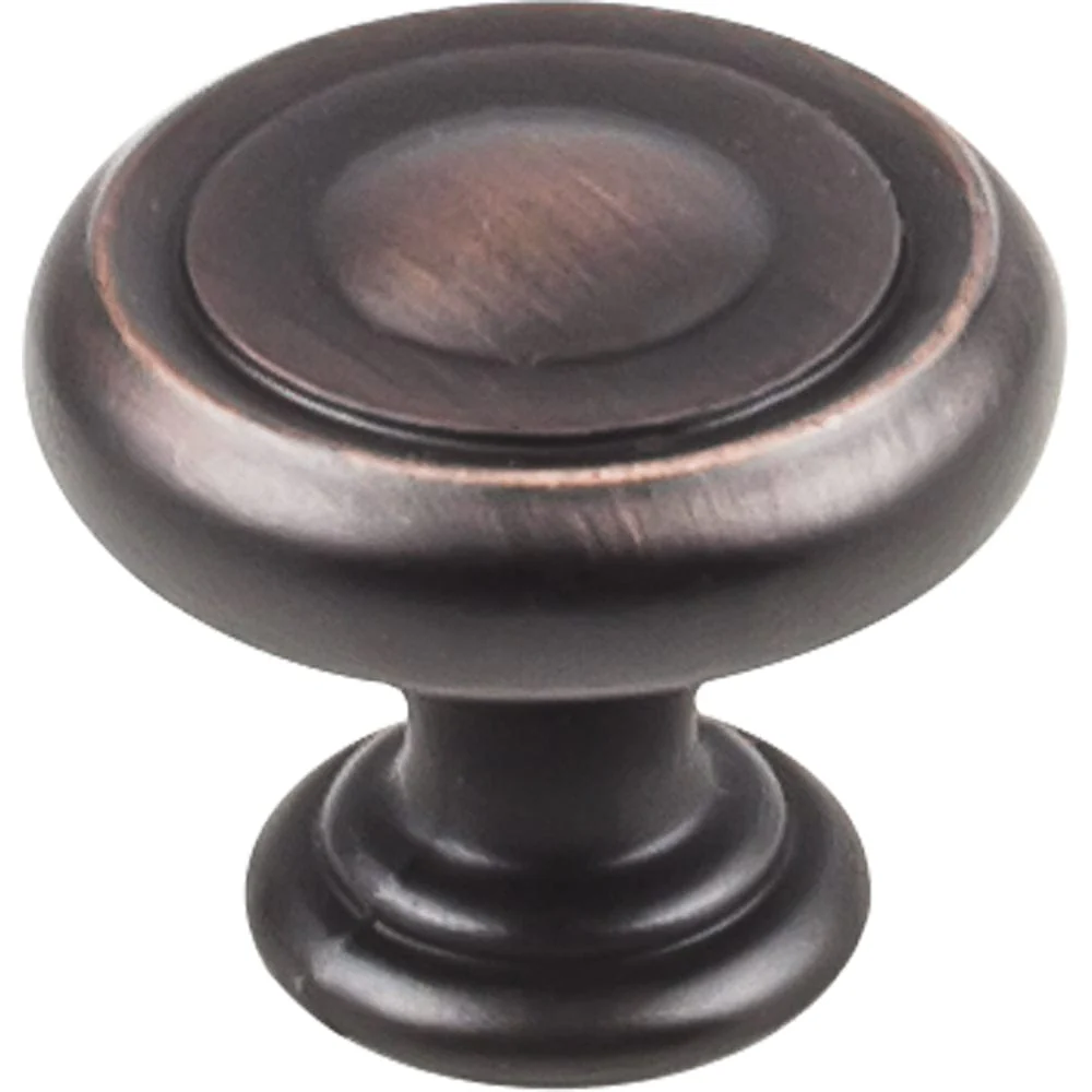Bremen 1 Knob, 1-1/4" Dia.,  Brushed Oil Rubbed Bronze - Image 1