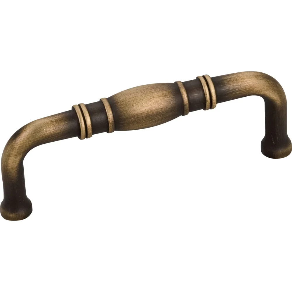 Durham Pull, 3" C/C, Antique Brushed Satin Brass - Image 2