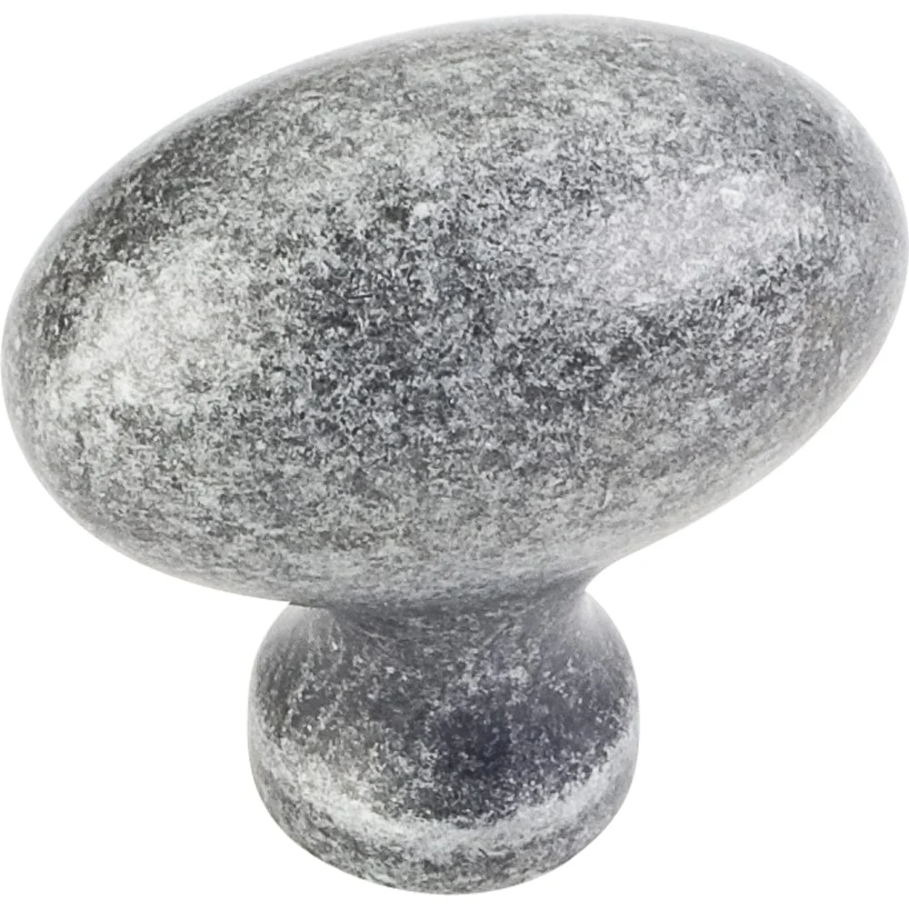 Lyon Knob, 1-9/16" O.L., Distressed Antique Silver - Image 2