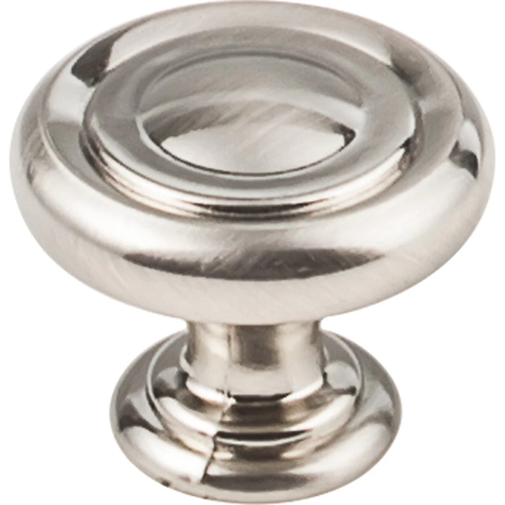 Bremen 1 Knob, 1-1/4" Dia.,  Satin Nickel - Image 1
