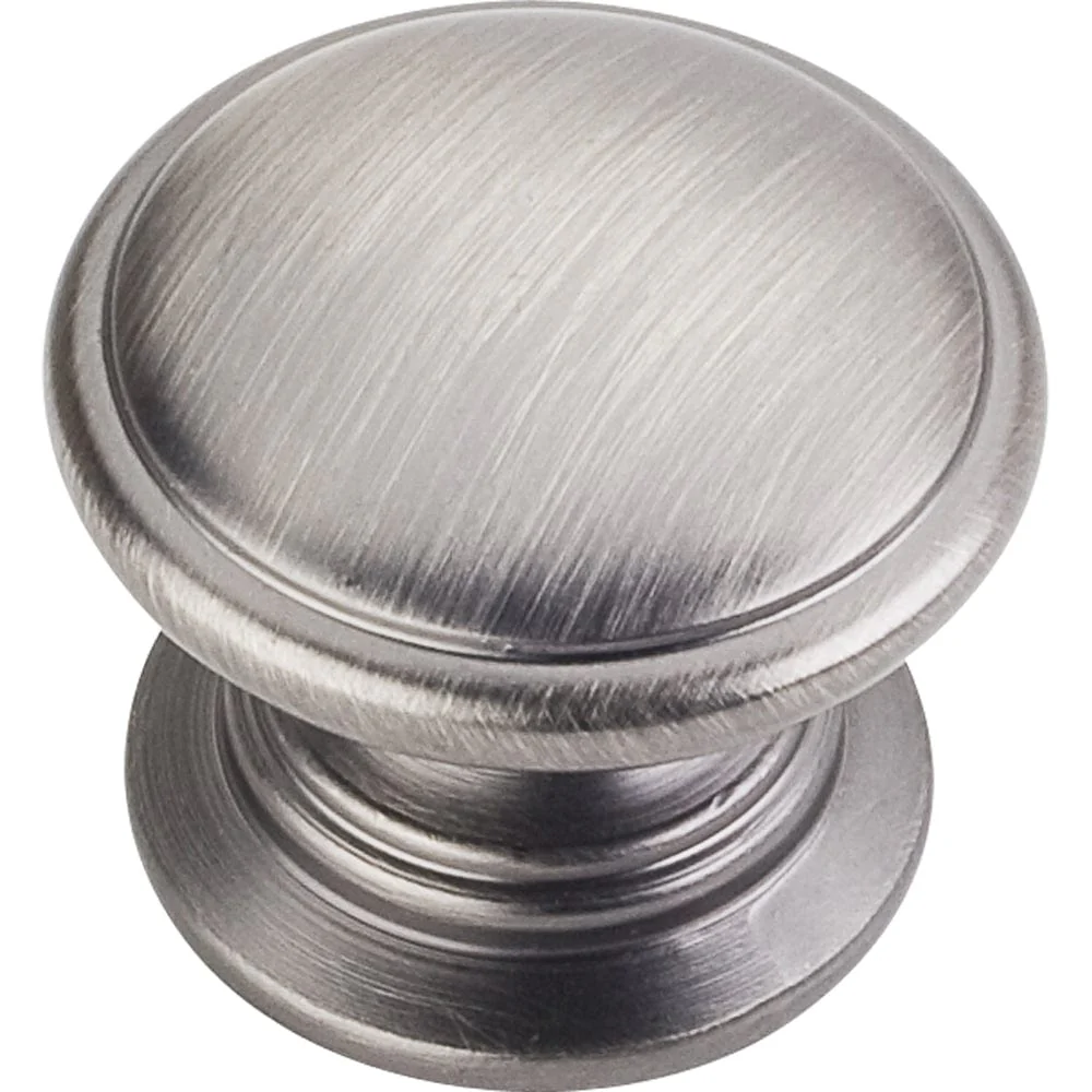 Durham Knob, 1-1/4" Dia.,  Brushed Pewter - Image 1