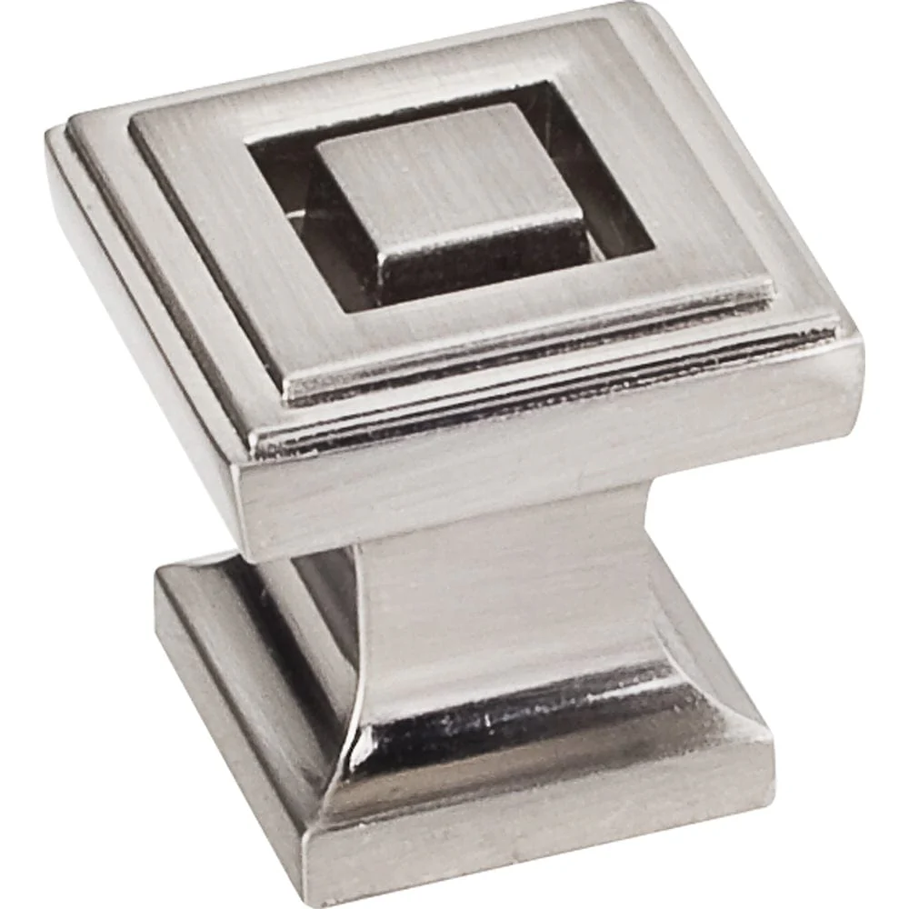 Delmar Knob 1" O.L., Satin Nickel - Image 1