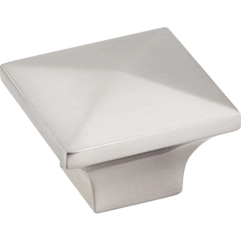 Cairo Knob, 1-1/4" O.L., Satin Nickel - Image 2