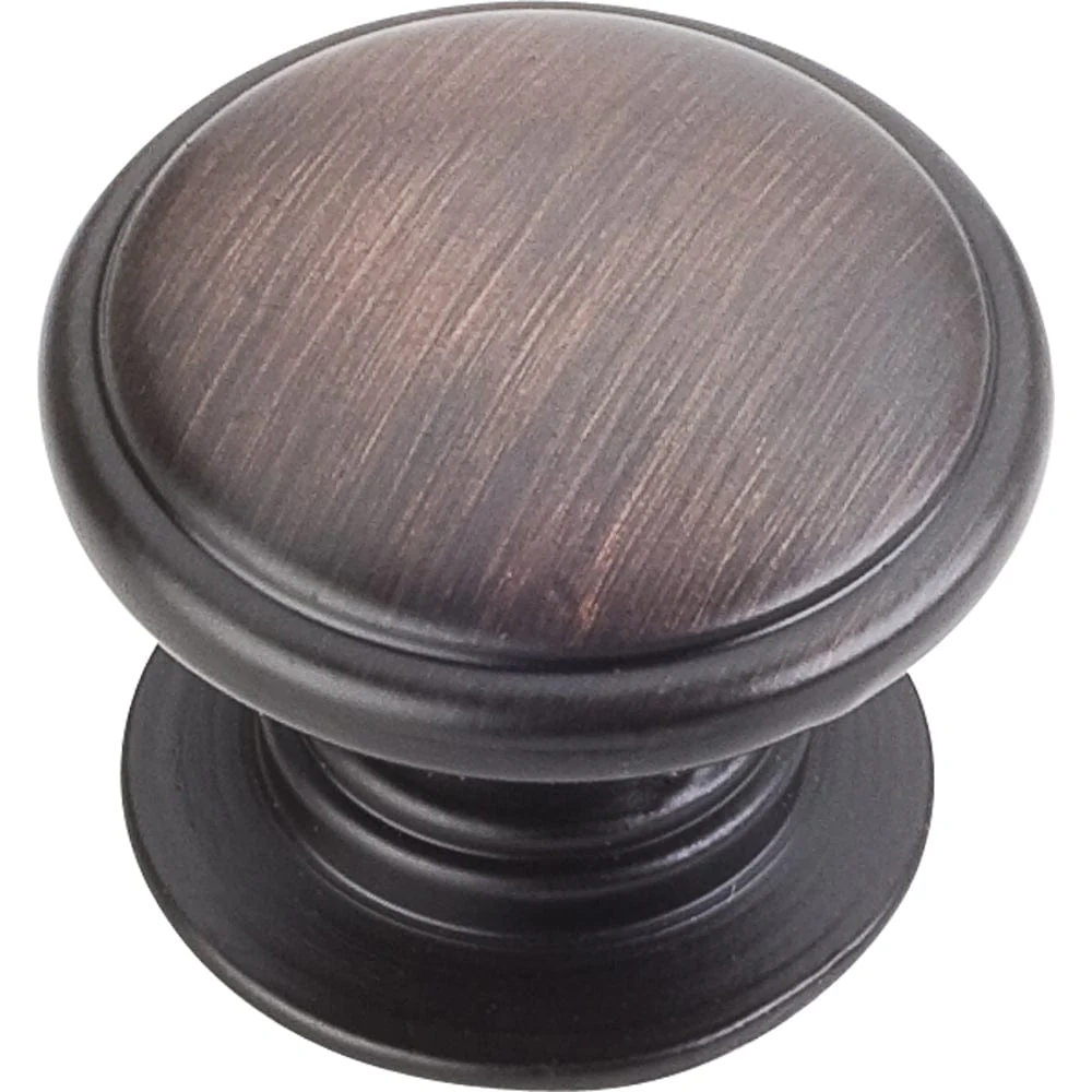 Durham Knob, 1-1/4" Dia.,  Brushed Oil Rubbed Bronze - Image 1