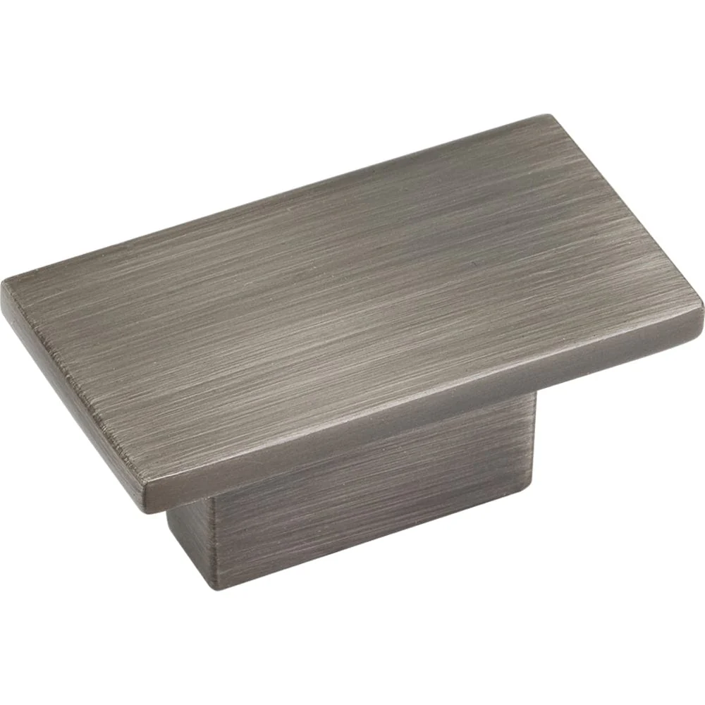 Mirada Knob, 1-9/16" O.L.,, Brushed Pewter - Image 1