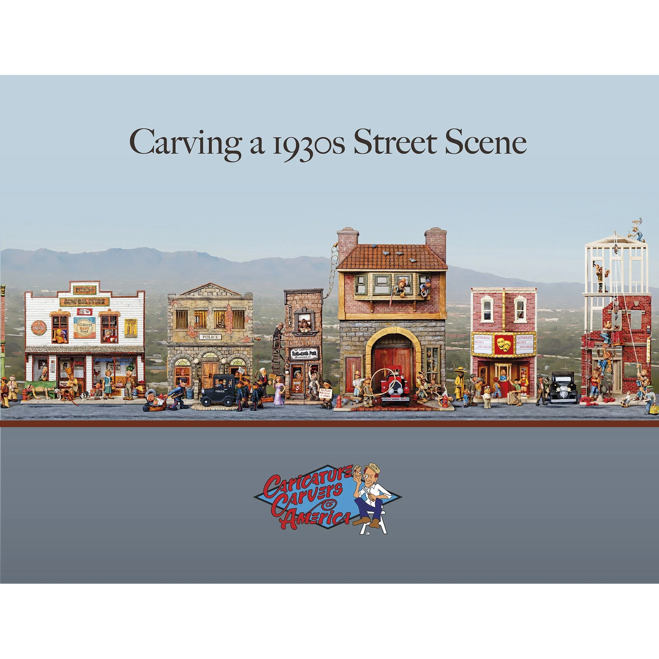 Carving a 1930s Street Scene - Image 1