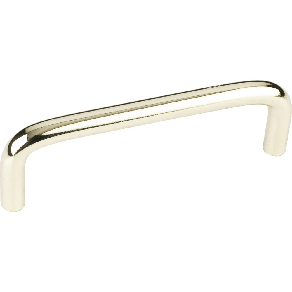 Torino Wire Pull, 3.5" C/C, Polished Brass - Image 1