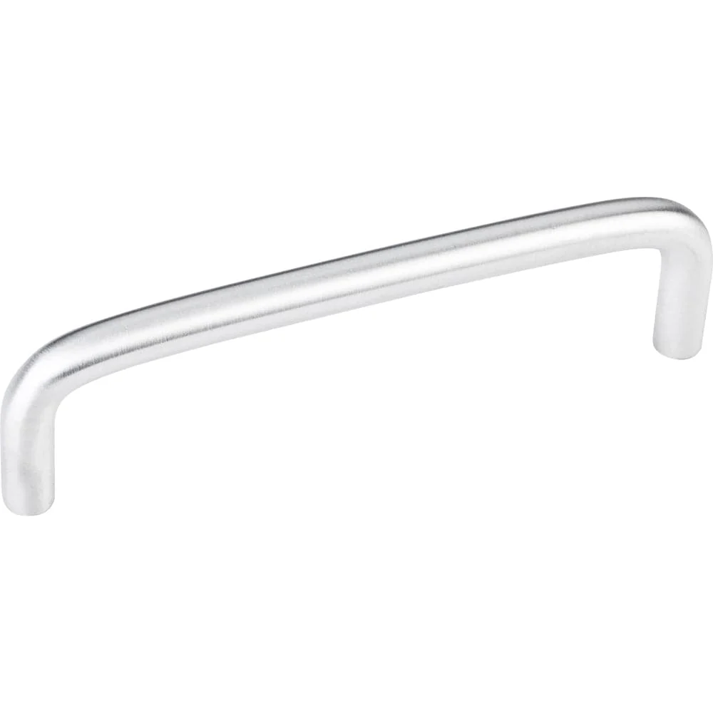 Torino Wire Pull, 4" C/C, Brushed Chrome - Image 1