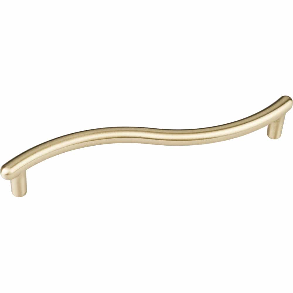 Capri Pull, 128 mm C/C, Brushed Brass - Image 1