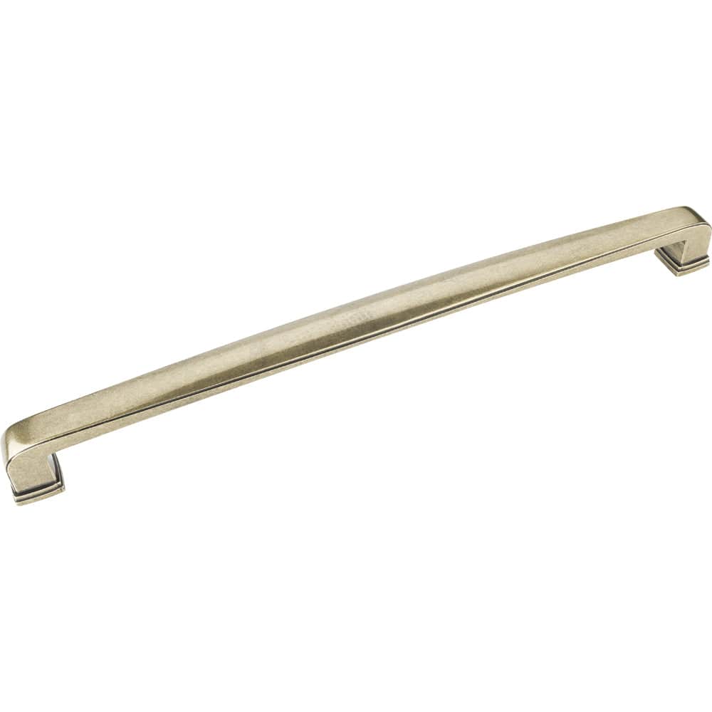 Milan 1 Appliance Handle, 12" C/C,  Distressed Antique Brass - Image 2