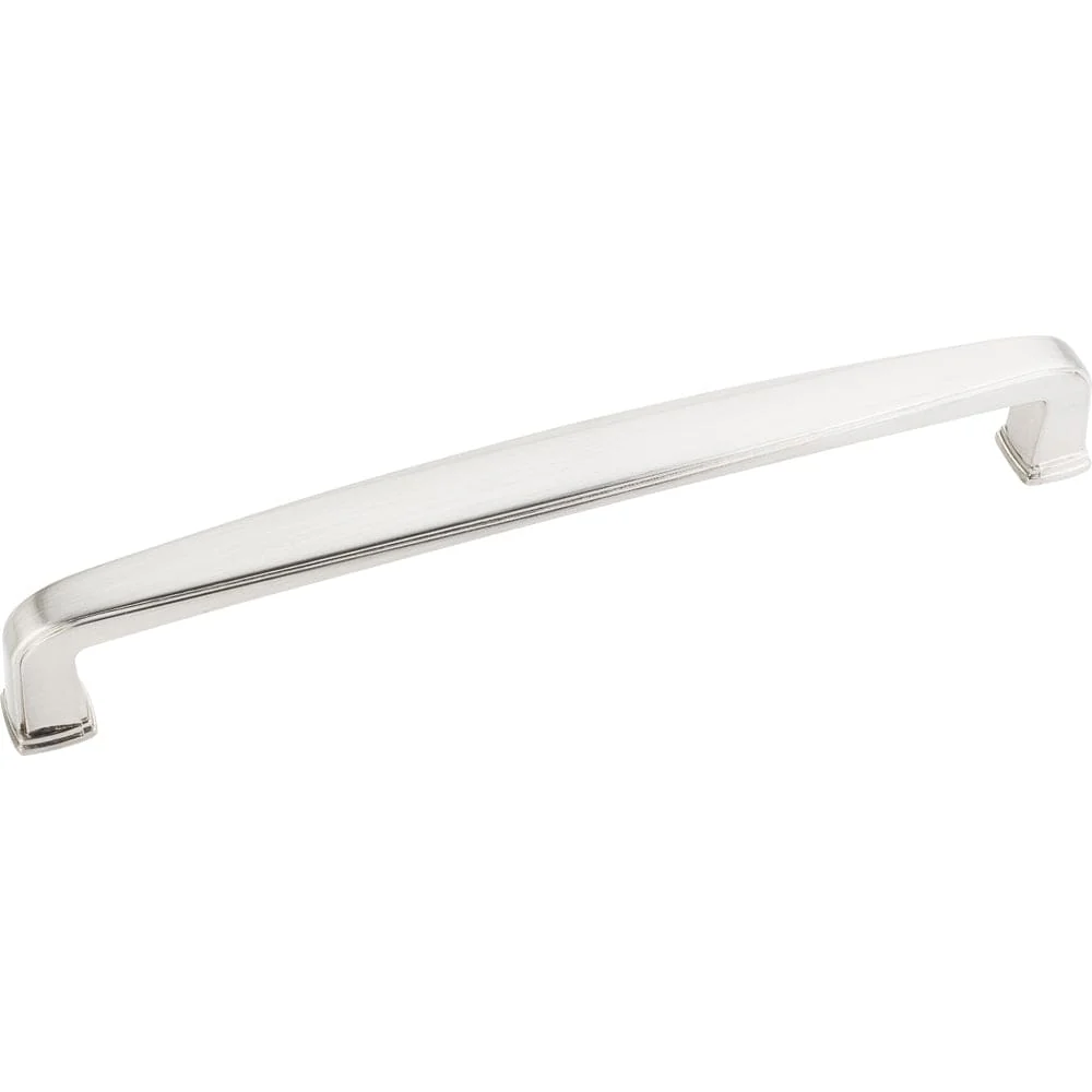 Milan 1 Plain Square Pull, 160 mm C/C, Satin Nickel - Image 1