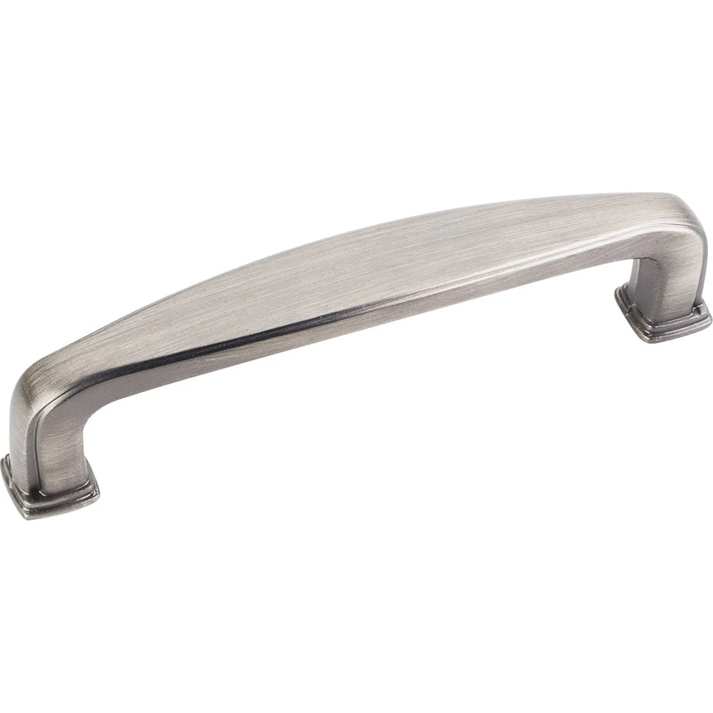 Milan 1 Plain Square Pull, 96 mm C/C, Brushed Pewter - Image 1