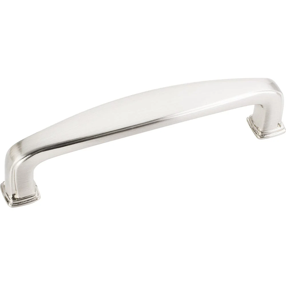 Milan 1 Plain Square Pull, 96 mm C/C, Satin Nickel - Image 1