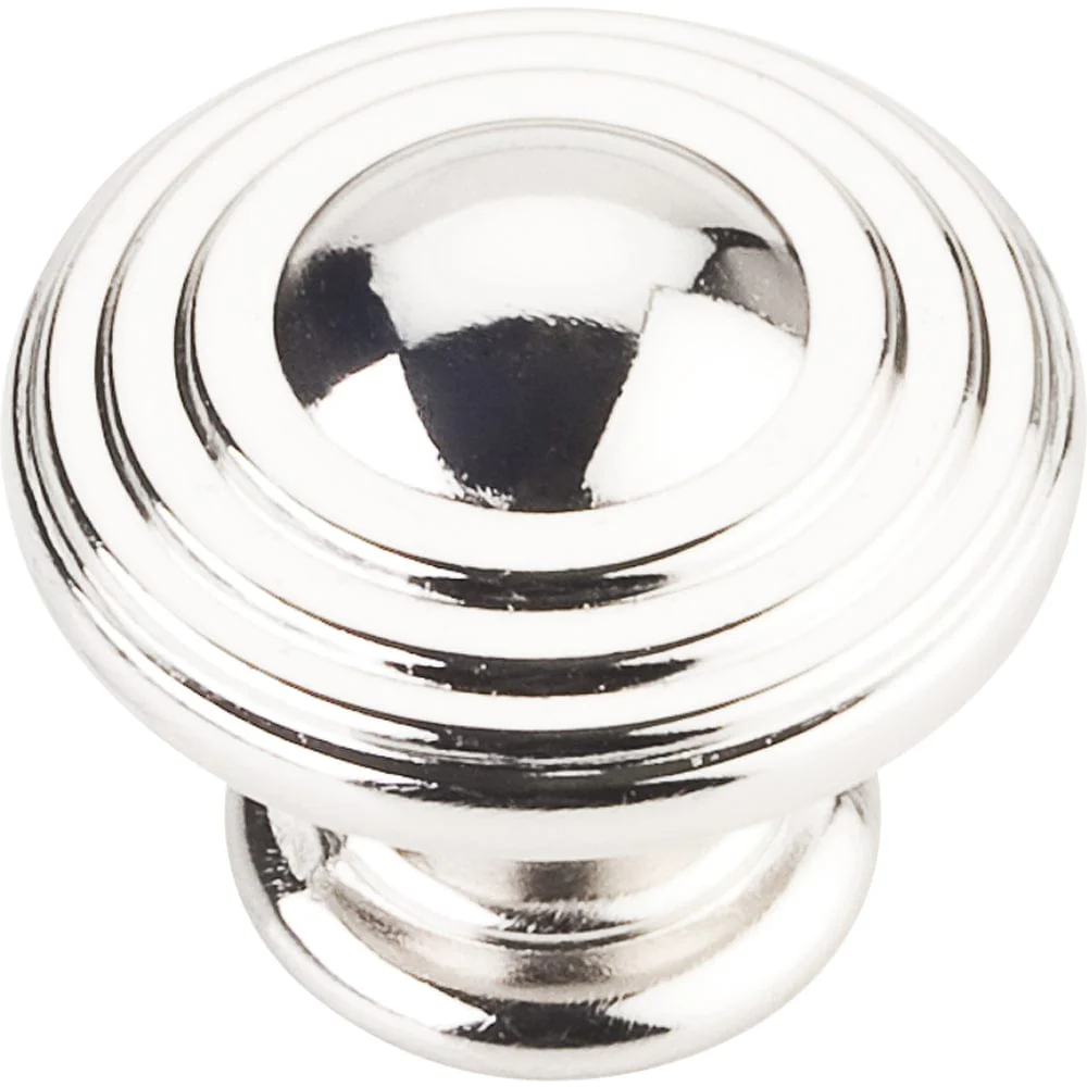 Bremen 2 Stacked Knob, 1-1/4" Dia.,  Polished Nickel - Image 2