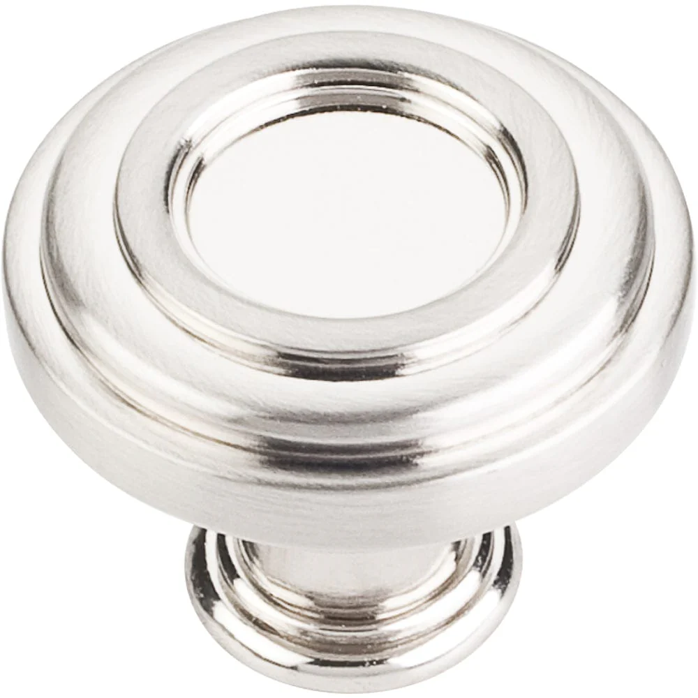 Lafayette Knob, 1-3/8" Dia.,  Satin Nickel - Image 1