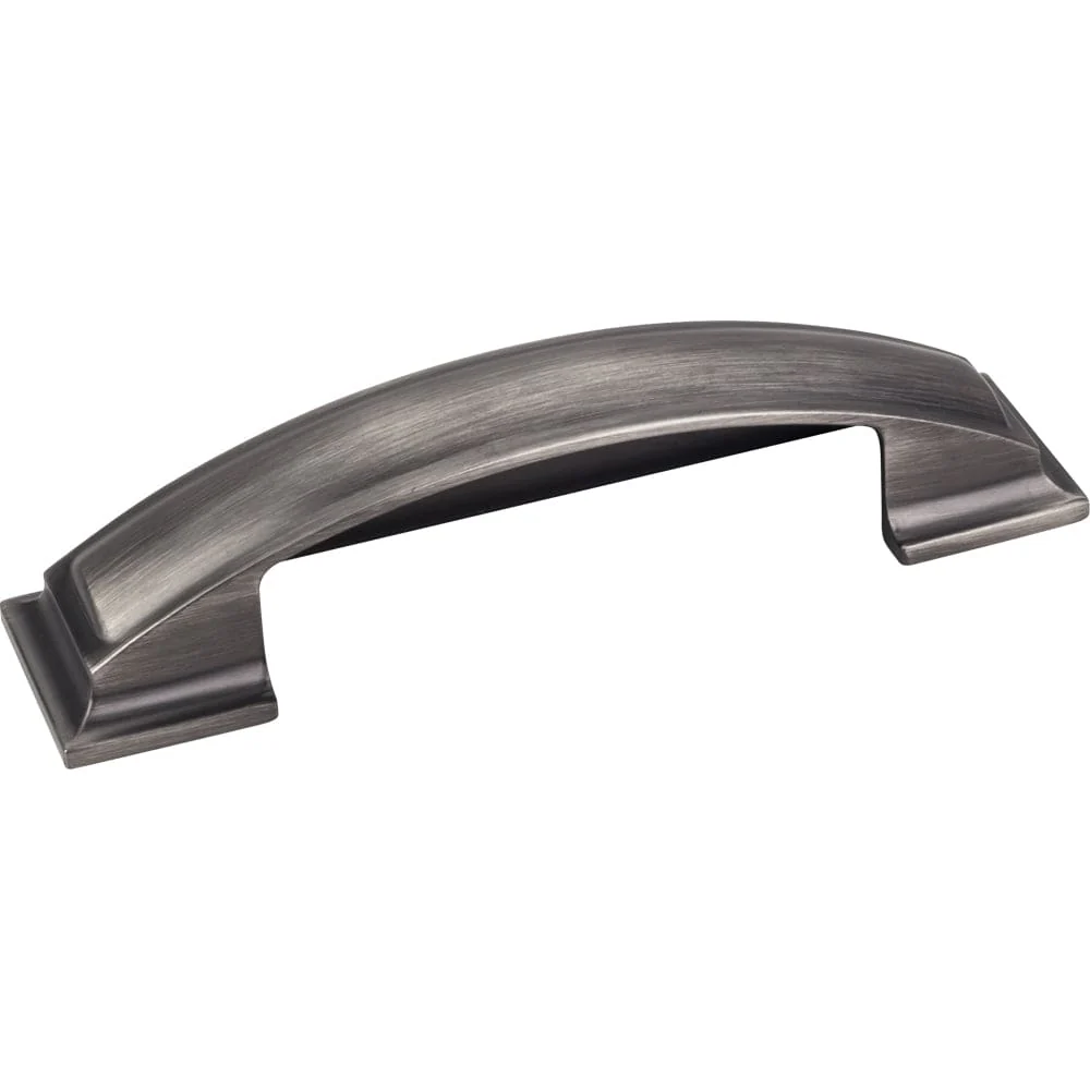 Annadale Pillow Top Cup Pull, 96 mm C/C, Brushed Pewter - Image 1
