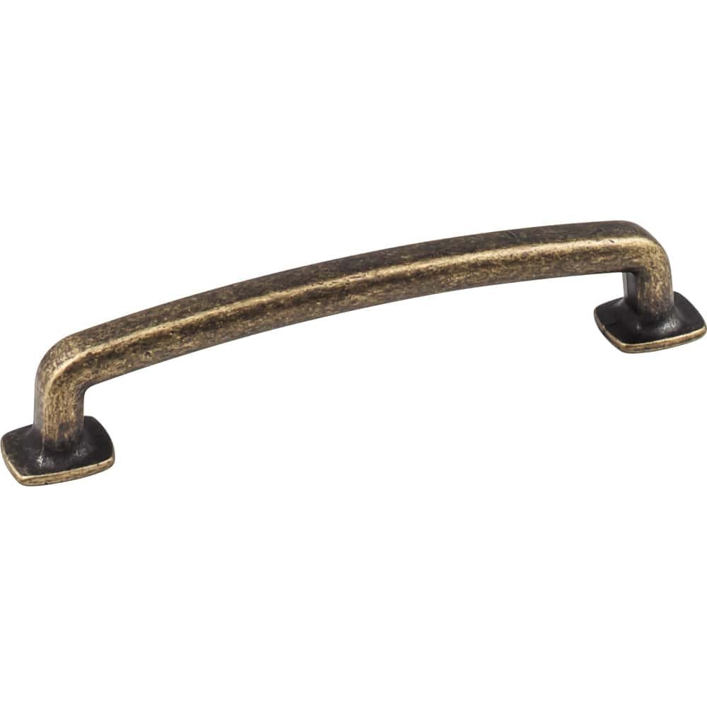 Belcastel 1 Pull, 128 mm C/C, Distressed Antique Brass - Image 1