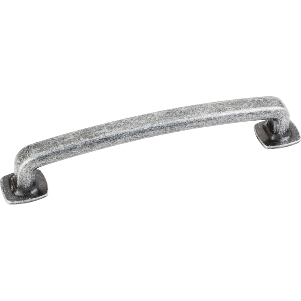 Belcastel 1 Pull, 128 mm C/C, Distressed Antique Silver - Image 1