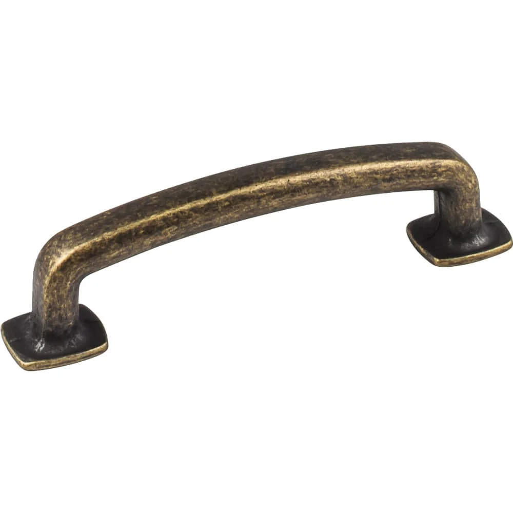 Belcastel 1 Pull, 96 mm C/C, Distressed Antique Brass - Image 1