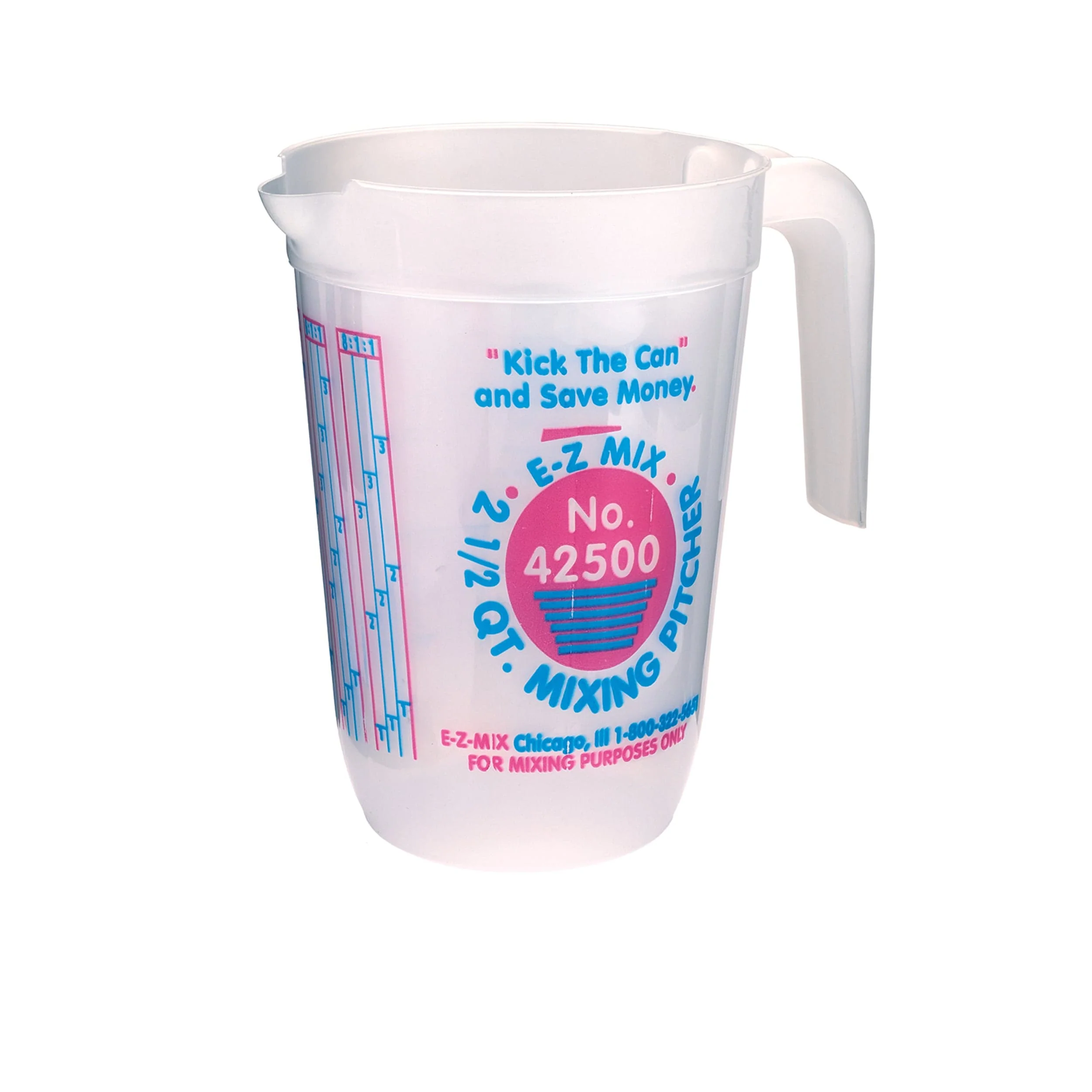 Mixing Pitcher Graduated 2-1/2 Quart