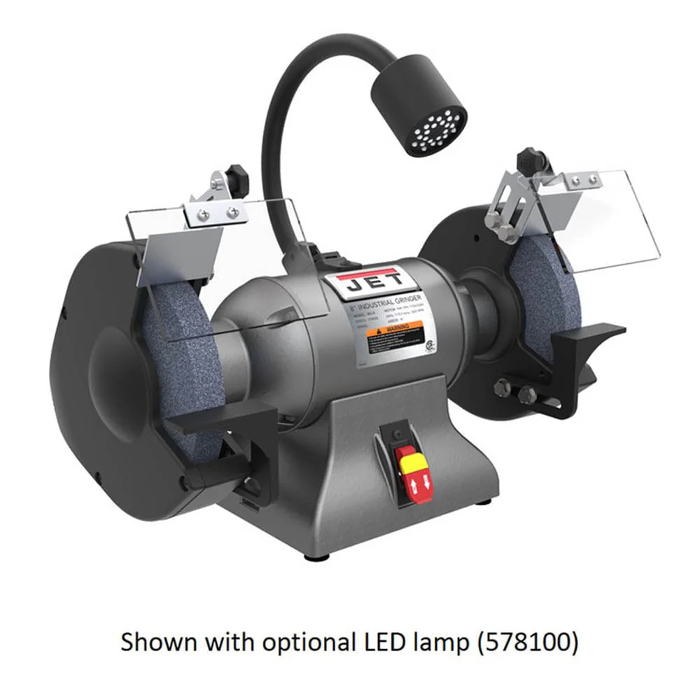 8" Industrial Bench Grinder - 1 HP - Image 2
