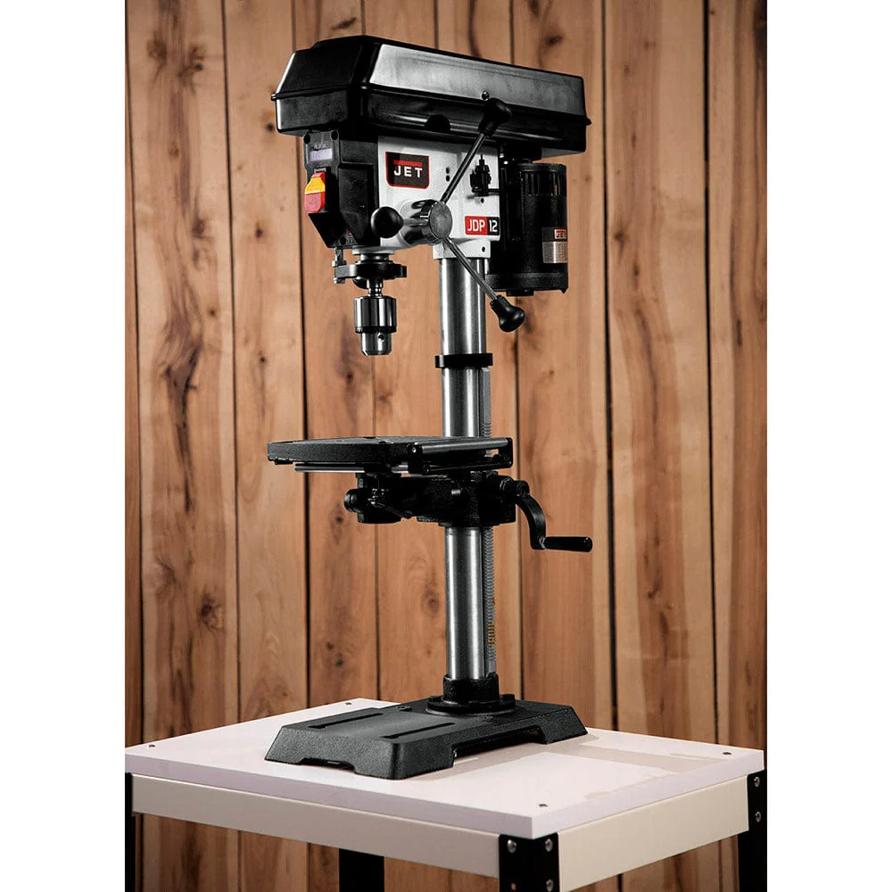 12" Benchtop Drill Press - 1/2 HP 1 Ph 115V - JWDP-12 - Image 2