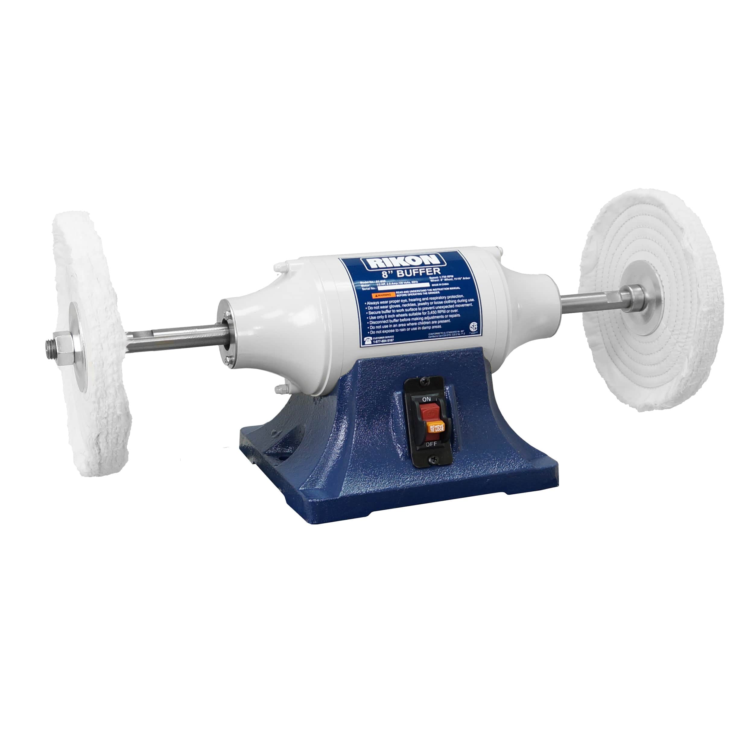 8″ Low Speed Buffer – 1/2 HP