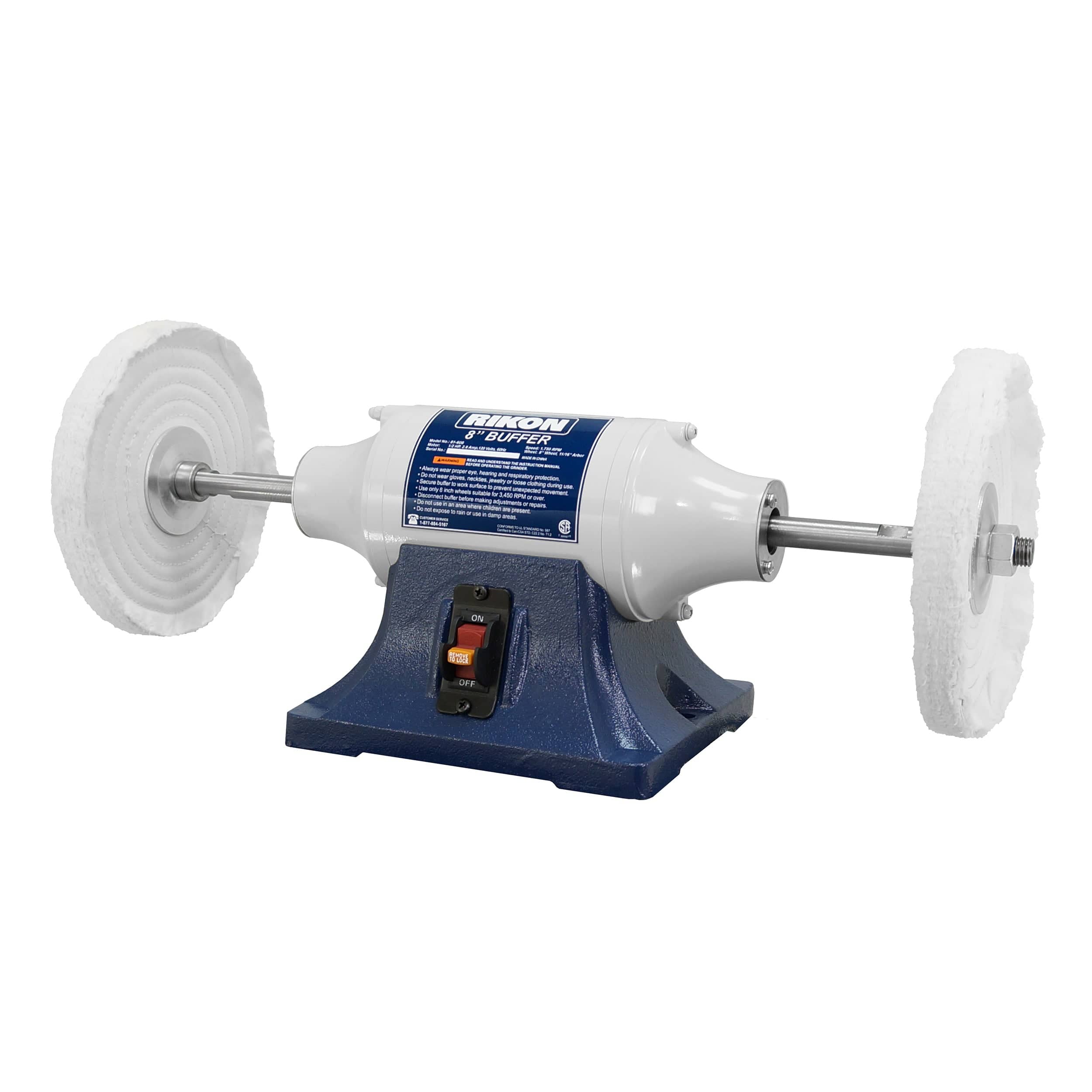 8" Low Speed Buffer - 1/2 HP - Image 2
