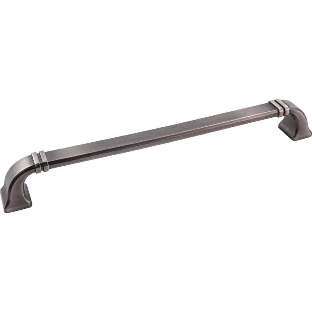 Ella Appliance Handle, 12" C/C, Brushed Pewter - Image 1