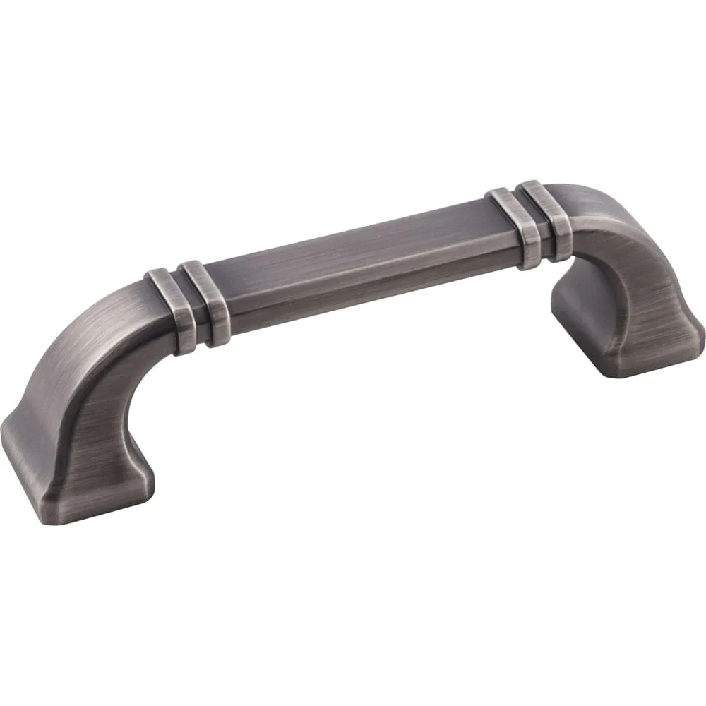Ella Pull, 96 mm C/C, Brushed Pewter - Image 1