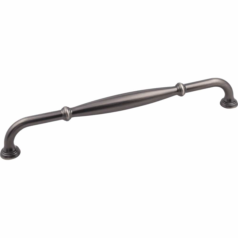 Tiffany Appliance Handle, 12" C/C, Brushed Pewter - Image 1