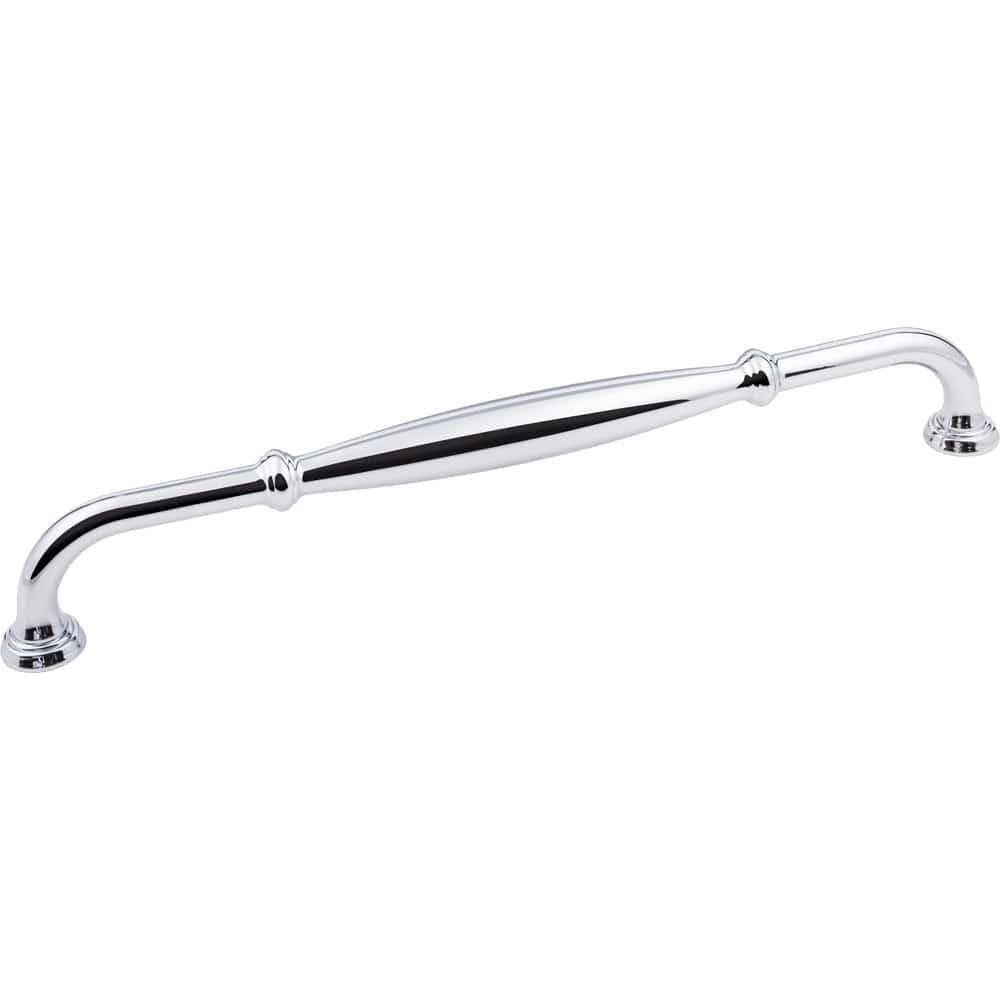 Tiffany Appliance Handle, 12" C/C, Polished Chrome - Image 1