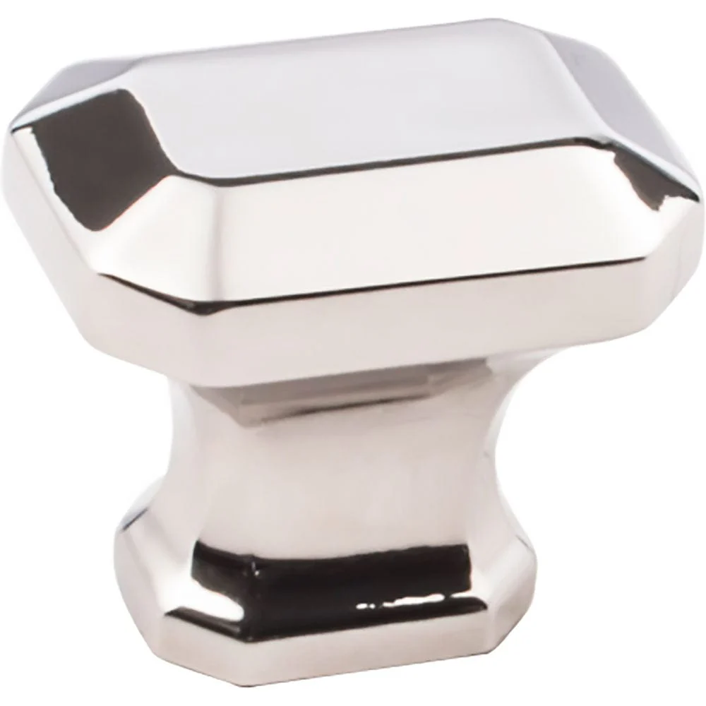 Ella Knob, 1-1/4" O.L., Polished Nickel - Image 1