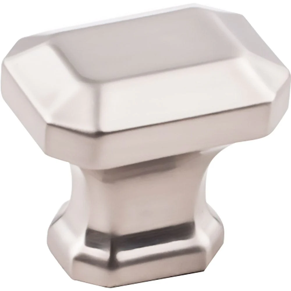 Ella Knob, 1-1/4" O.L., Satin Nickel - Image 1