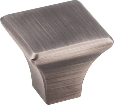 Marlo Knob, 1-1/8" O.L.,  Brushed Pewter - Image 2