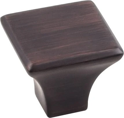 Marlo Knob, 1-1/8" O.L.,  Brushed Oil Rubbed Bronze - Image 2