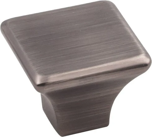 Marlo Large Knob, 1-1/4" O.L.,  Brushed Pewter - Image 2