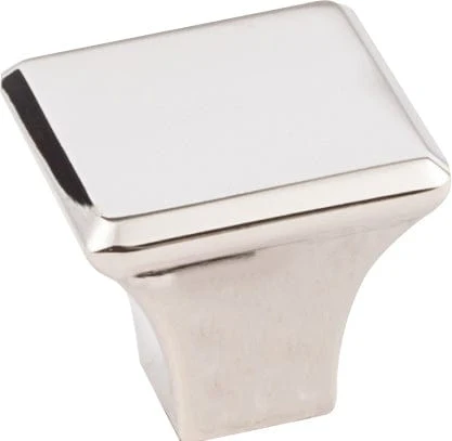 Marlo Knob, 1-1/8" O.L.,  Polished Nickel - Image 1