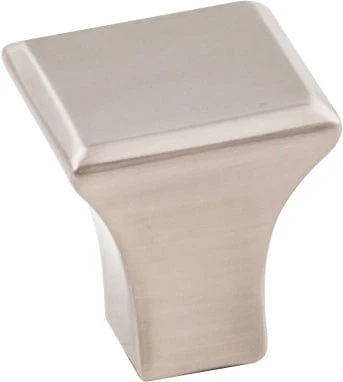Marlo Small Knob, 7/8" O.L., Satin Nickel - Image 1