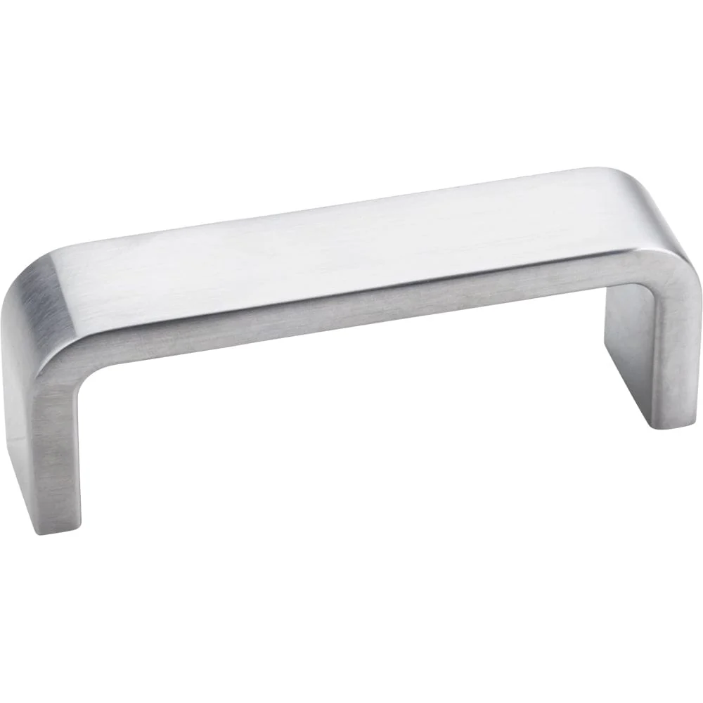 Asher Pull, 3" C/C, Brushed Chrome - Image 1
